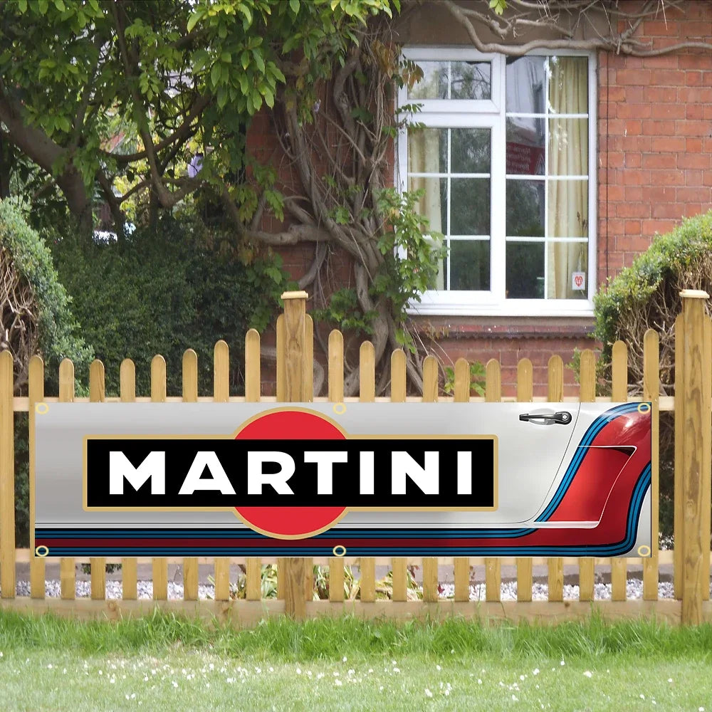 Martini Racing Banner Flag – Garage Wall Art