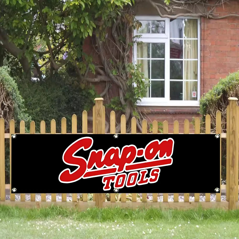 Snap-On Tools Banner Flag – Garage Wall Art