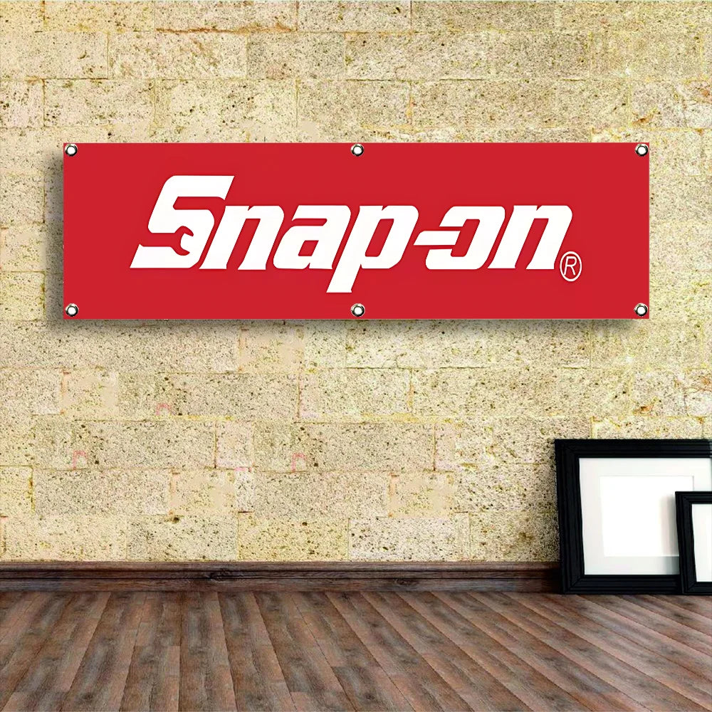 Snap-On Tools Banner Flag – Garage Wall Art
