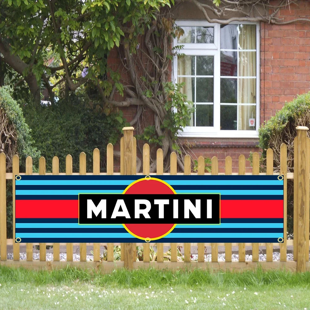 Martini Racing Banner Flag – Garage Wall Art