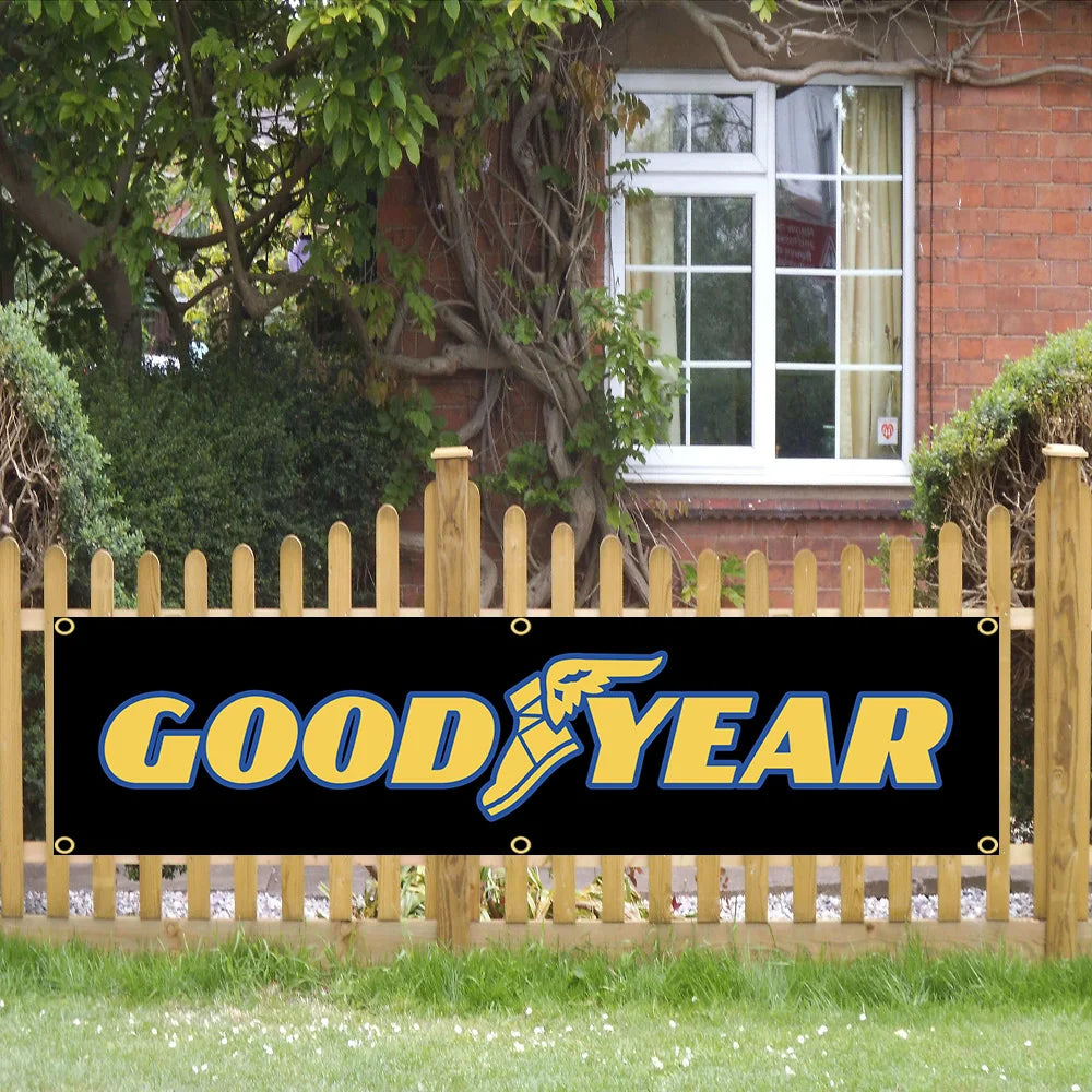 Goodyear Tyres Banner Flag – Garage Wall Art