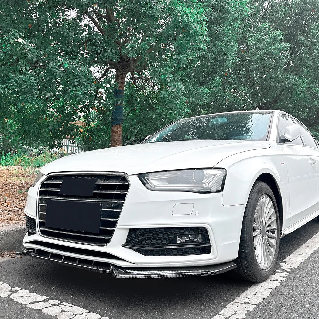 Front Bumper Lip Splitter Body Kit – For Audi A4 / S4 B8 B8.5 S-Line (2012–2016)