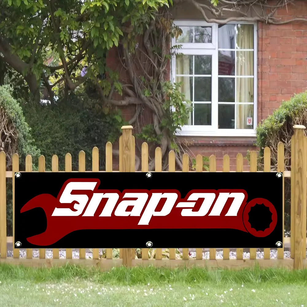 Snap-On Tools Banner Flag – Garage Wall Art