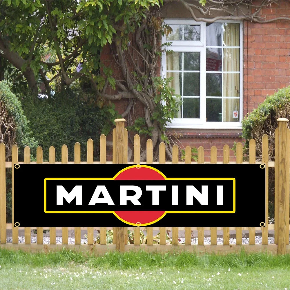 Martini Racing Banner Flag – Garage Wall Art