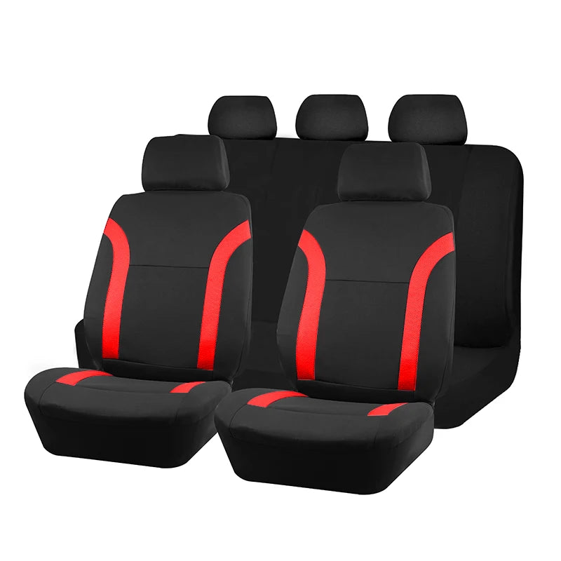 Universal Breathable Car Seat Covers – Air Mesh & Polyester Fabric