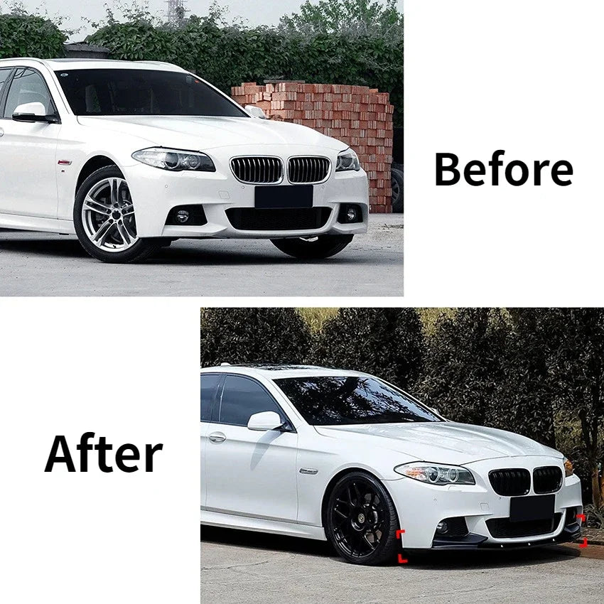 Front Bumper Lip Spoiler Splitter Kit – For BMW 5 Series F10 / F11 M Sport (2011–2017)