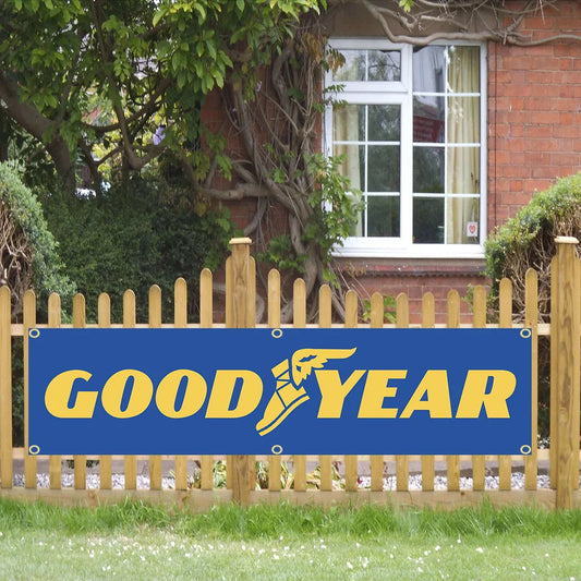 Goodyear Tyres Banner Flag – Garage Wall Art