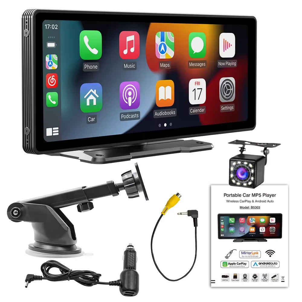 10.26” Universal Car Radio Multimedia Player – Wireless CarPlay & Android Auto