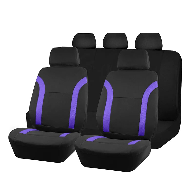 Universal Breathable Car Seat Covers – Air Mesh & Polyester Fabric