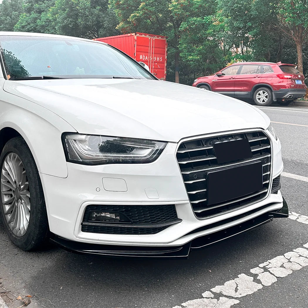 Front Bumper Lip Splitter Body Kit – For Audi A4 / S4 B8 B8.5 S-Line (2012–2016)