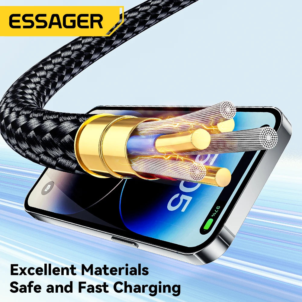 Fast Charging Cable for iPhone – USB-C to Lightning (0.25m / 1m / 2m / 3m)