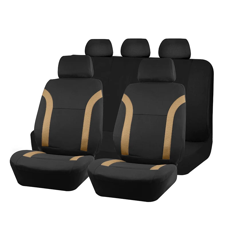 Universal Breathable Car Seat Covers – Air Mesh & Polyester Fabric