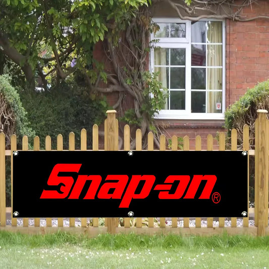 Snap-On Tools Banner Flag – Garage Wall Art