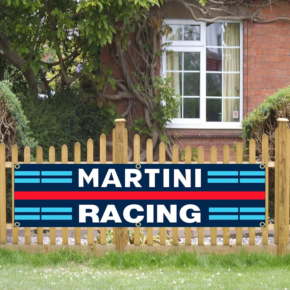 Martini Racing Banner Flag – Garage Wall Art