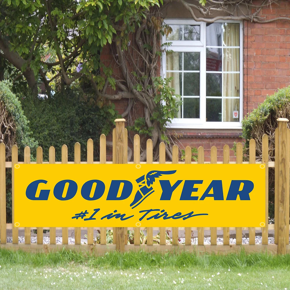 Goodyear Tyres Banner Flag – Garage Wall Art