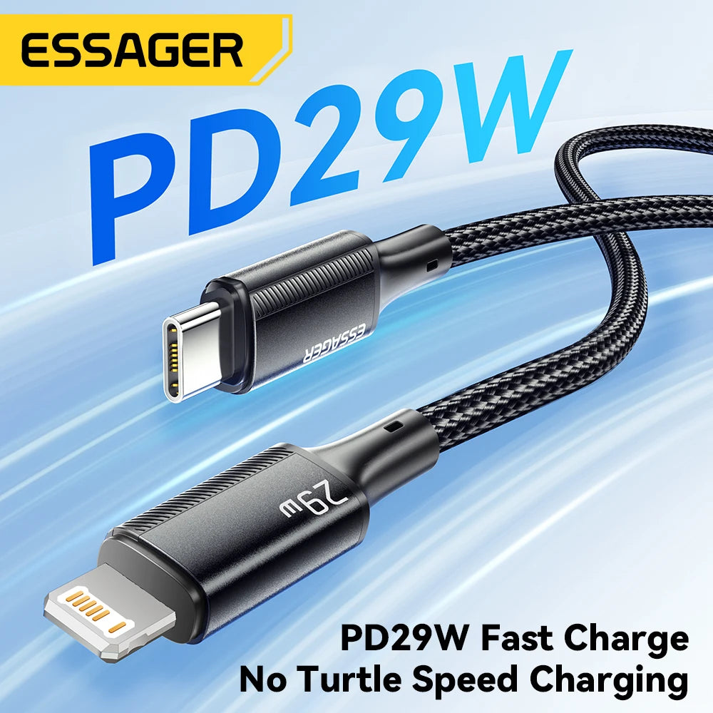 Fast Charging Cable for iPhone – USB-C to Lightning (0.25m / 1m / 2m / 3m)