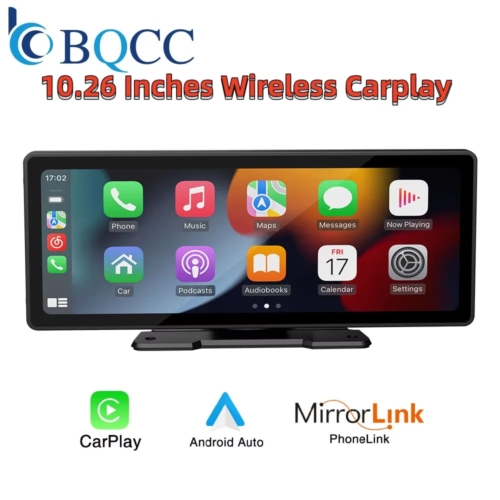 10.26” Universal Car Radio Multimedia Player – Wireless CarPlay & Android Auto