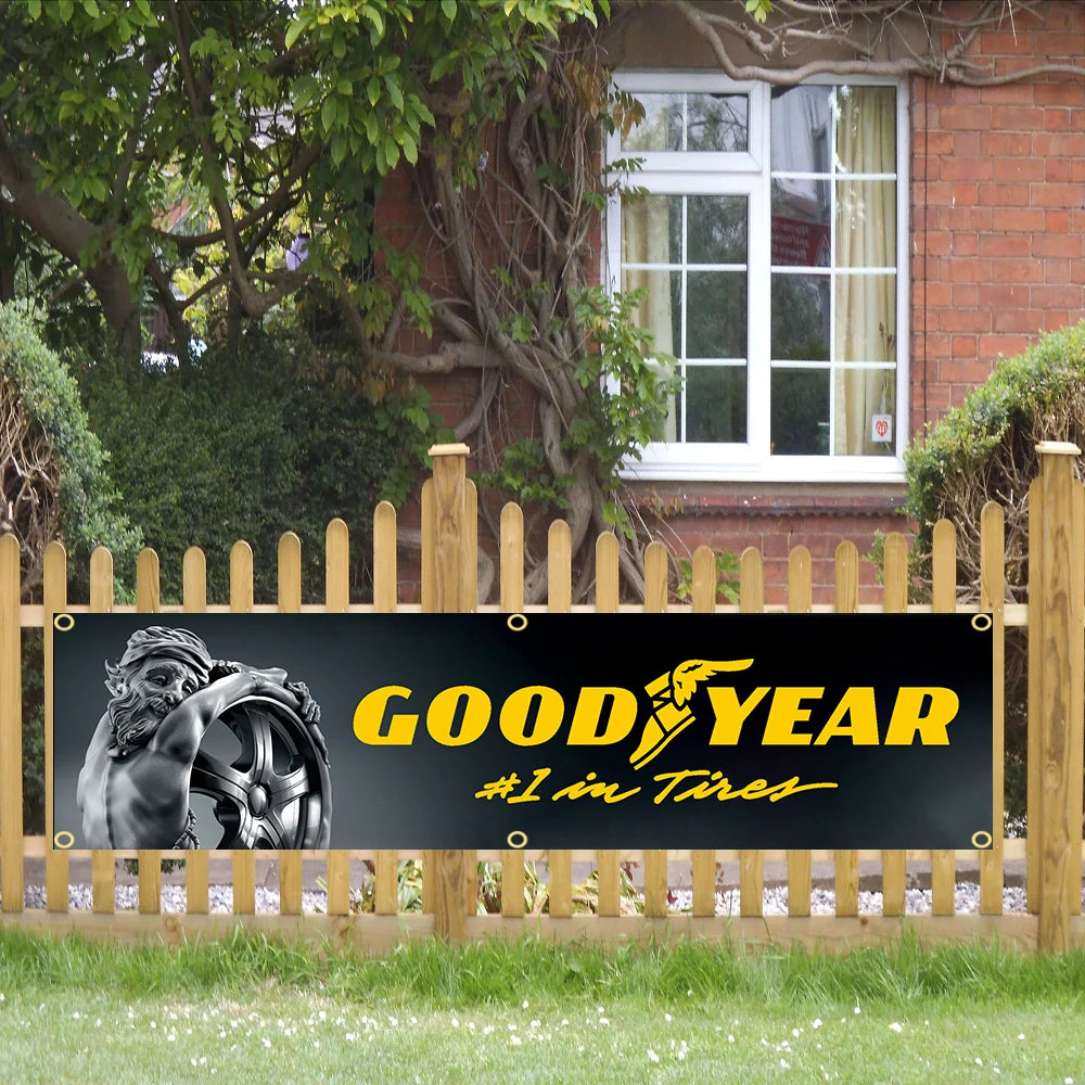 Goodyear Tyres Banner Flag – Garage Wall Art
