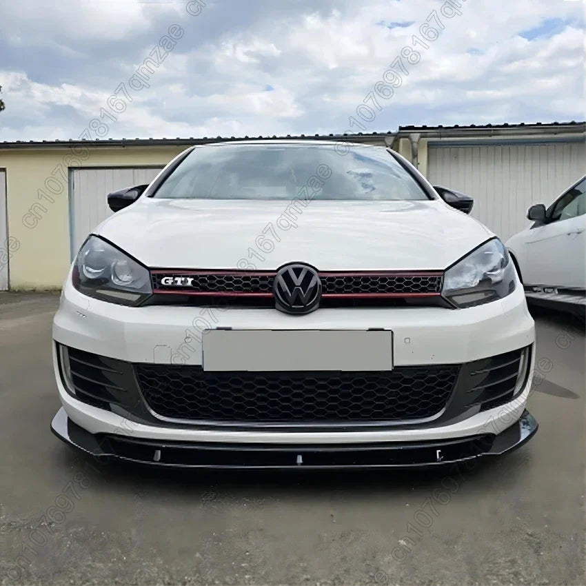 Front Bumper Lip Spoiler Splitter Diffuser Kit – For Volkswagen Golf 6 MK6 GTI / GTD (2009–2013)
