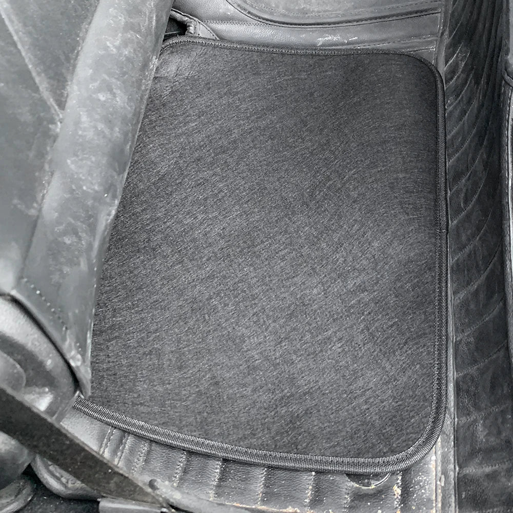 4PCS Black Floor Mats – Universal Fit Car Interior Protection