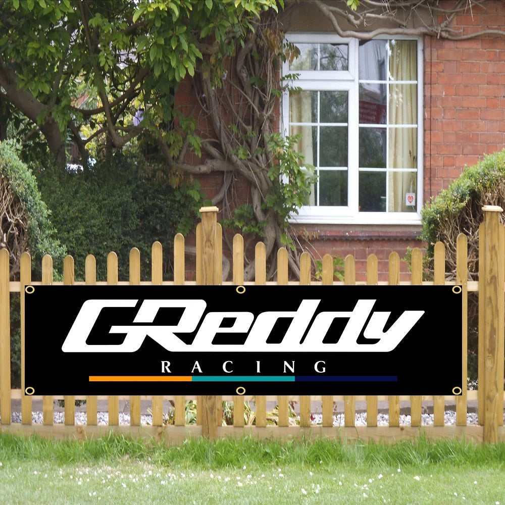 Greddy Banner Flag – Garage Wall Art