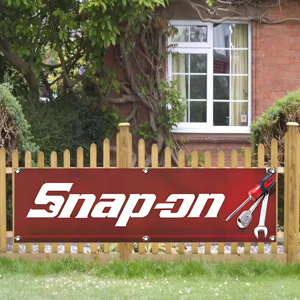 Snap-On Tools Banner Flag – Garage Wall Art