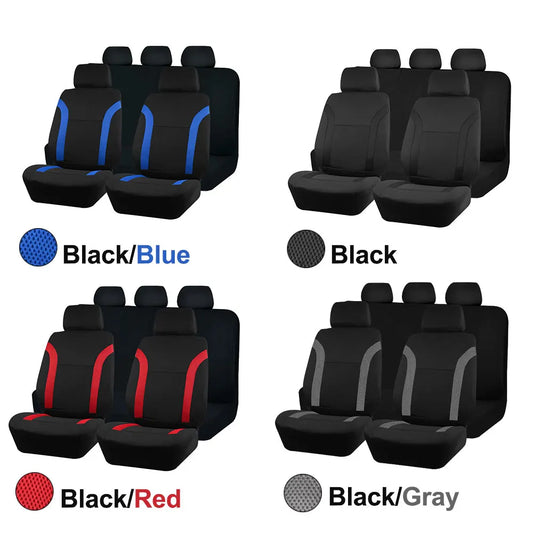 Universal Breathable Car Seat Covers – Air Mesh & Polyester Fabric