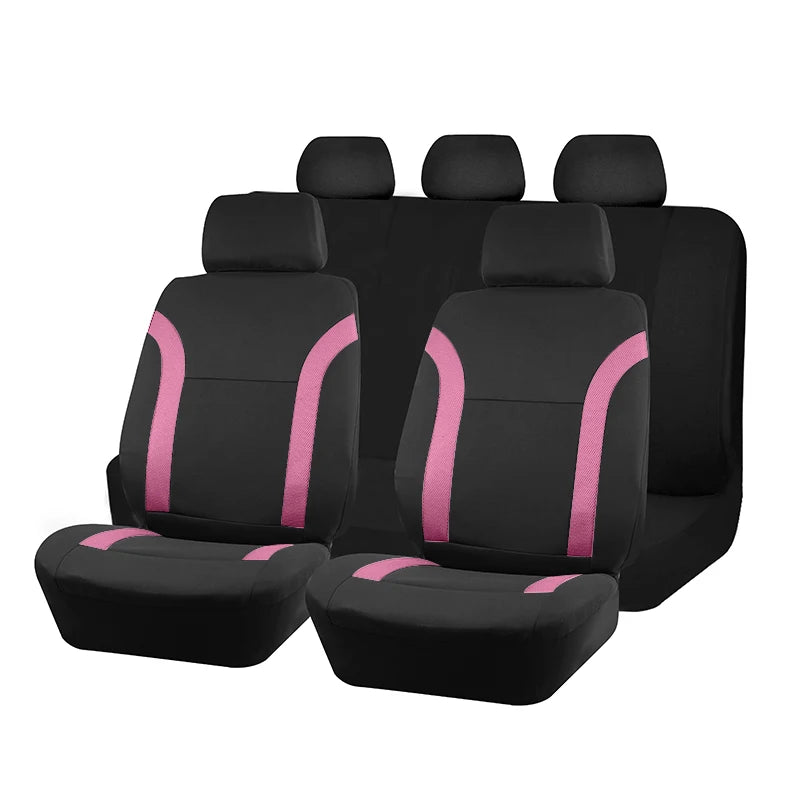 Universal Breathable Car Seat Covers – Air Mesh & Polyester Fabric