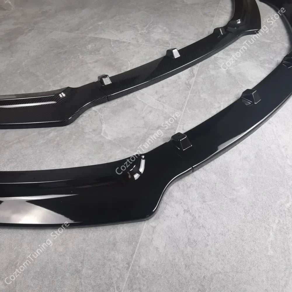 Front Bumper Lip Spoiler Splitter Kit – For Audi A4 B8.5 Facelift Standard/Base (2012–2016, Saloon & Avant)
