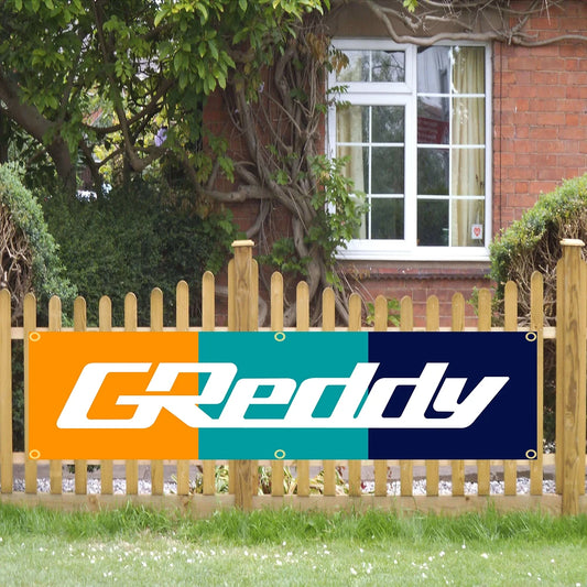 Greddy Banner Flag – Garage Wall Art
