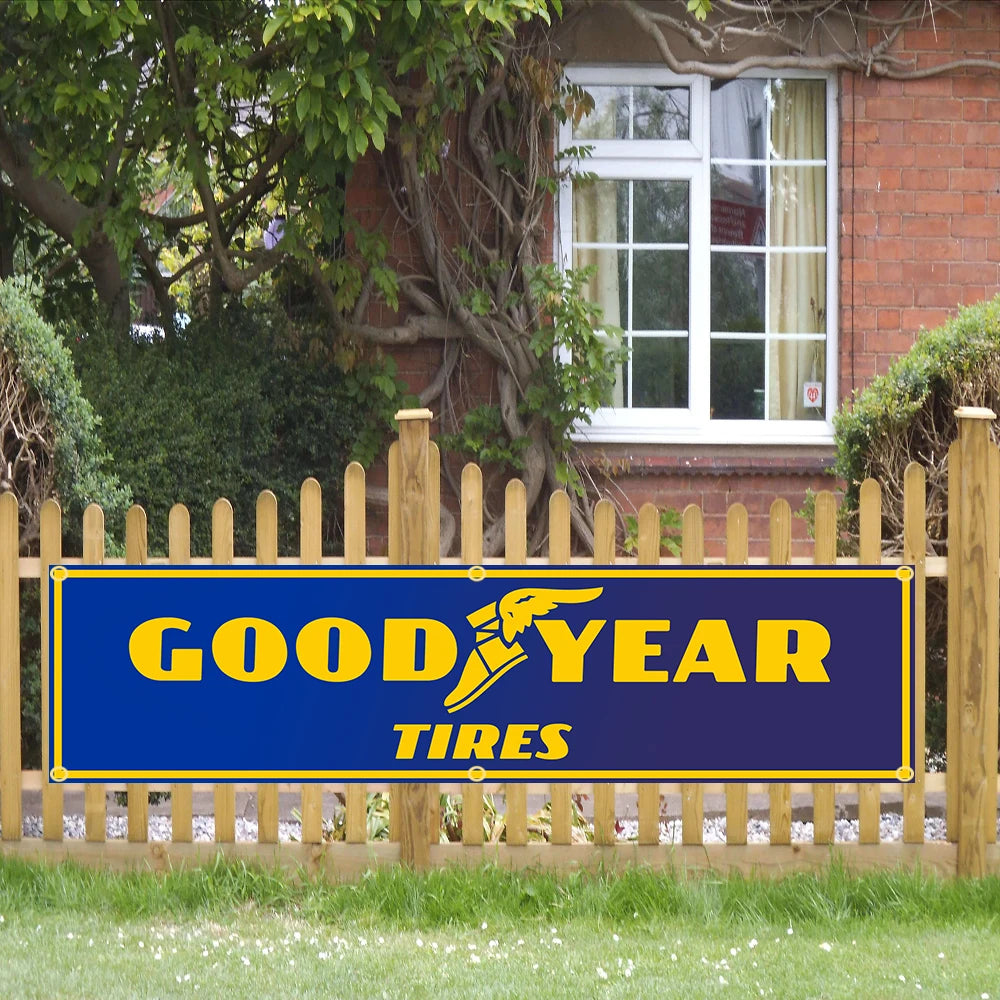 Goodyear Tyres Banner Flag – Garage Wall Art