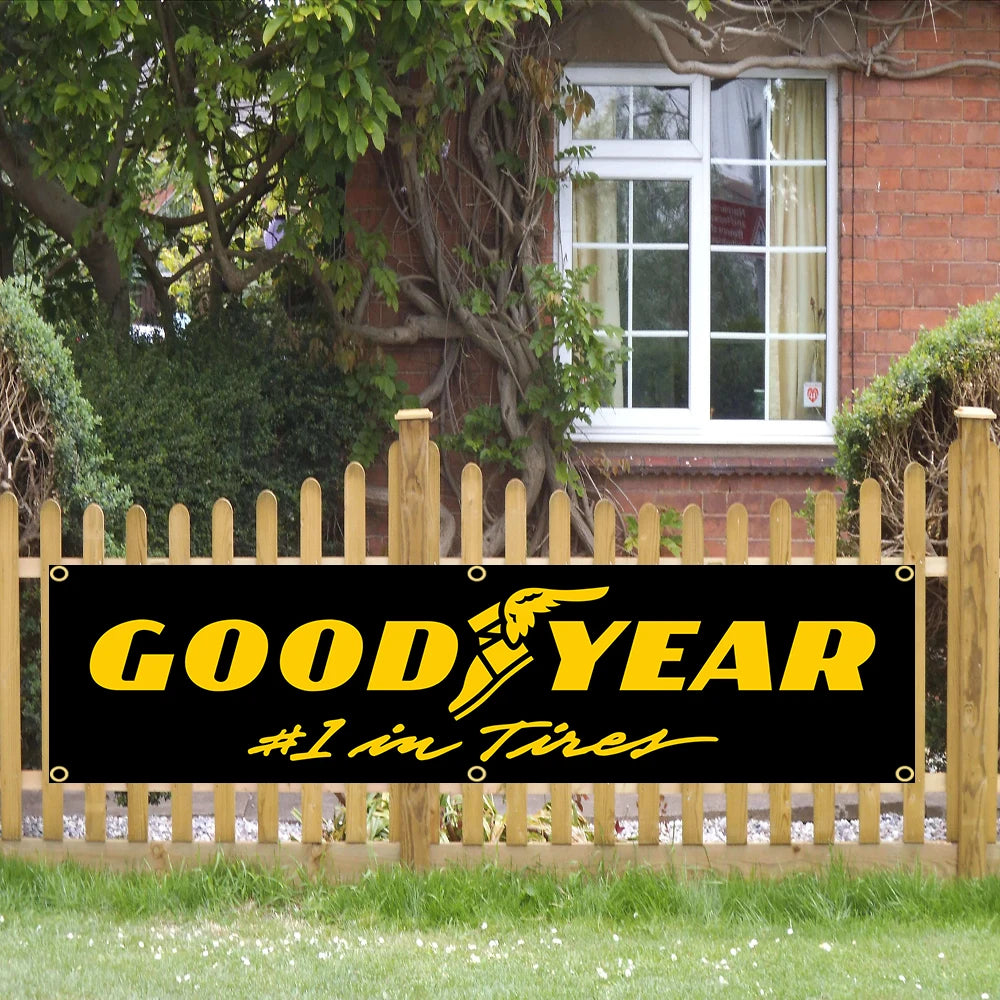 Goodyear Tyres Banner Flag – Garage Wall Art