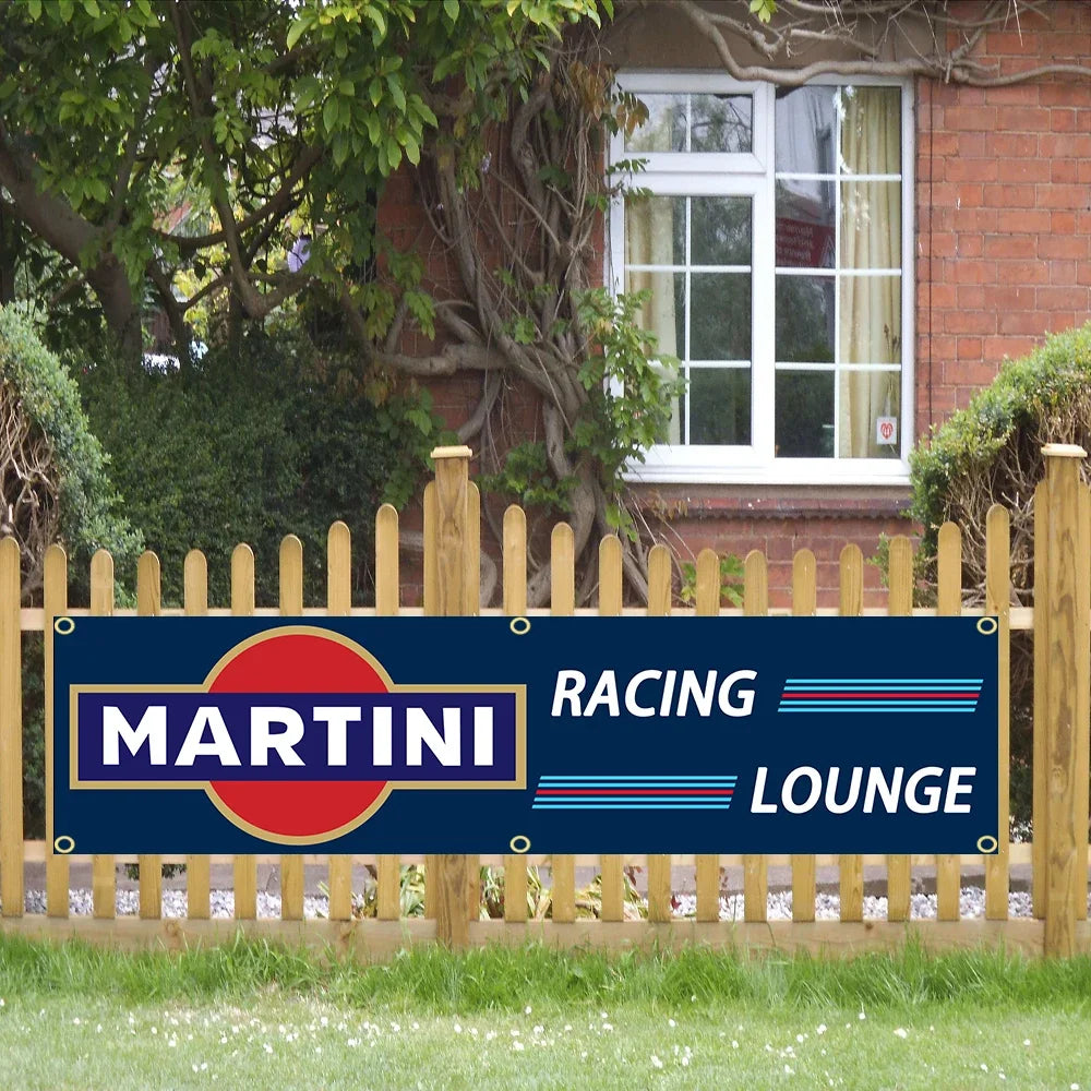 Martini Racing Banner Flag – Garage Wall Art