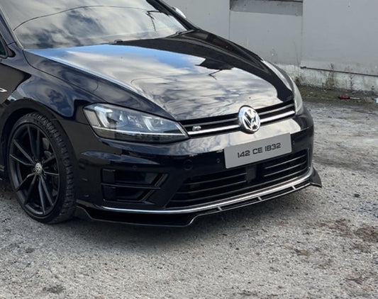 FRONT SPLITTER V.1 VW GOLF 7 Golf GTI GTD GTE R 7 7.5 (2013-2016)